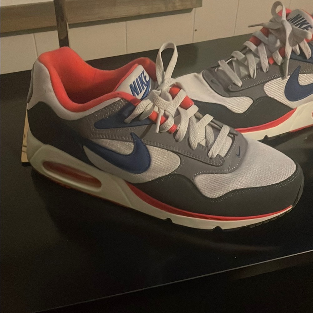 Nike Air Max Sneakers - Black, Blue, and Red